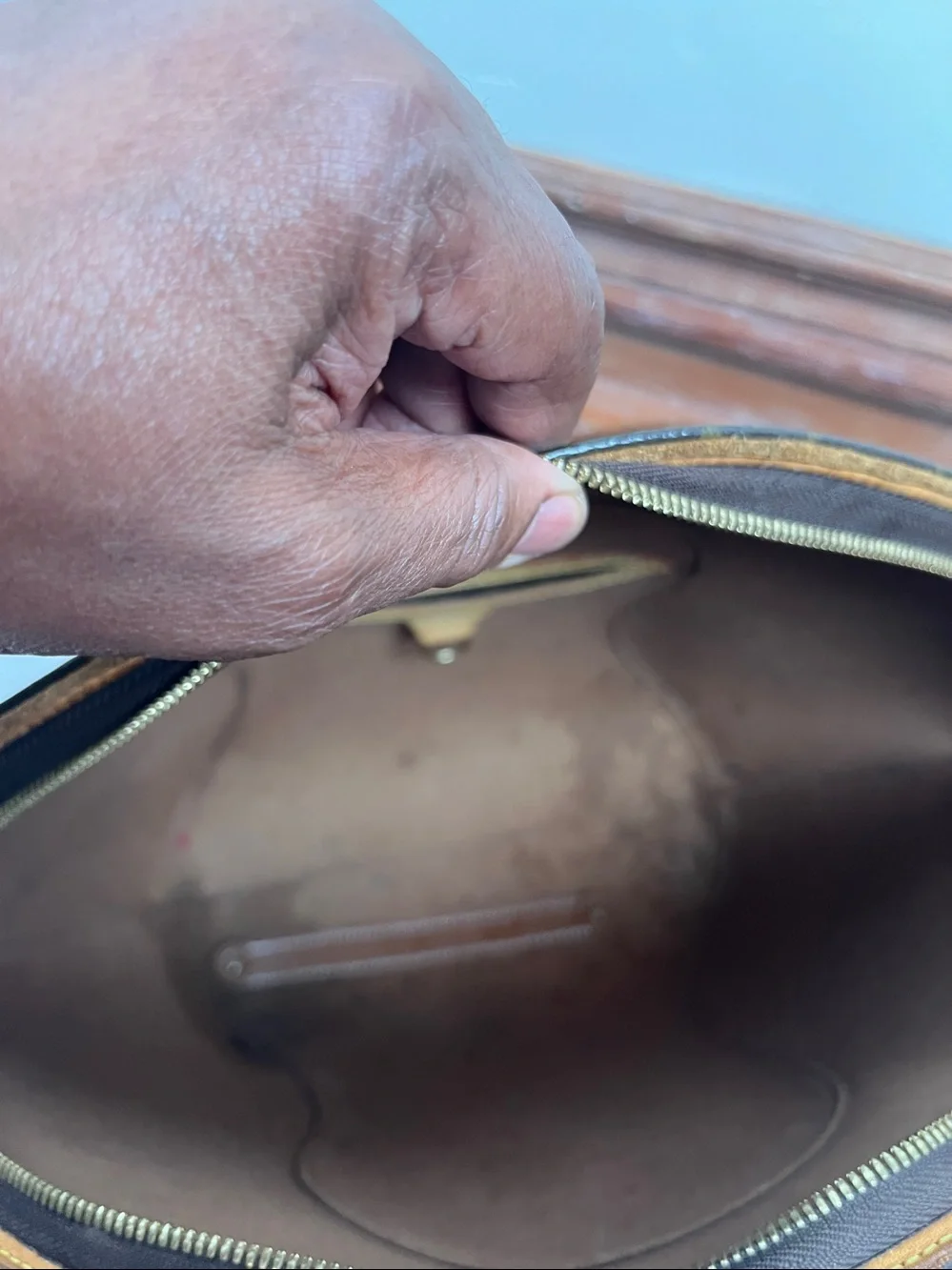 Louis Vuitton Brown Monogram Alma PM Satchel - Brown/Gold Hardware